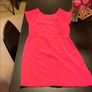 Cute hot pink MANGO Summer dress